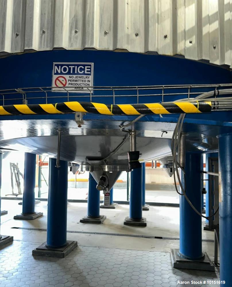 9,300 Gallon Brewery Fermenter – Ziemann Bauer Jacketed Tank