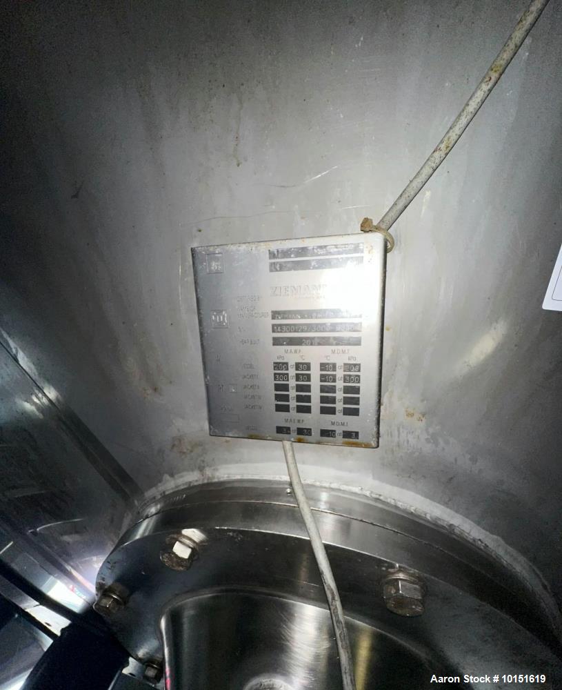 9,300 Gallon Brewery Fermenter – Ziemann Bauer Jacketed Tank