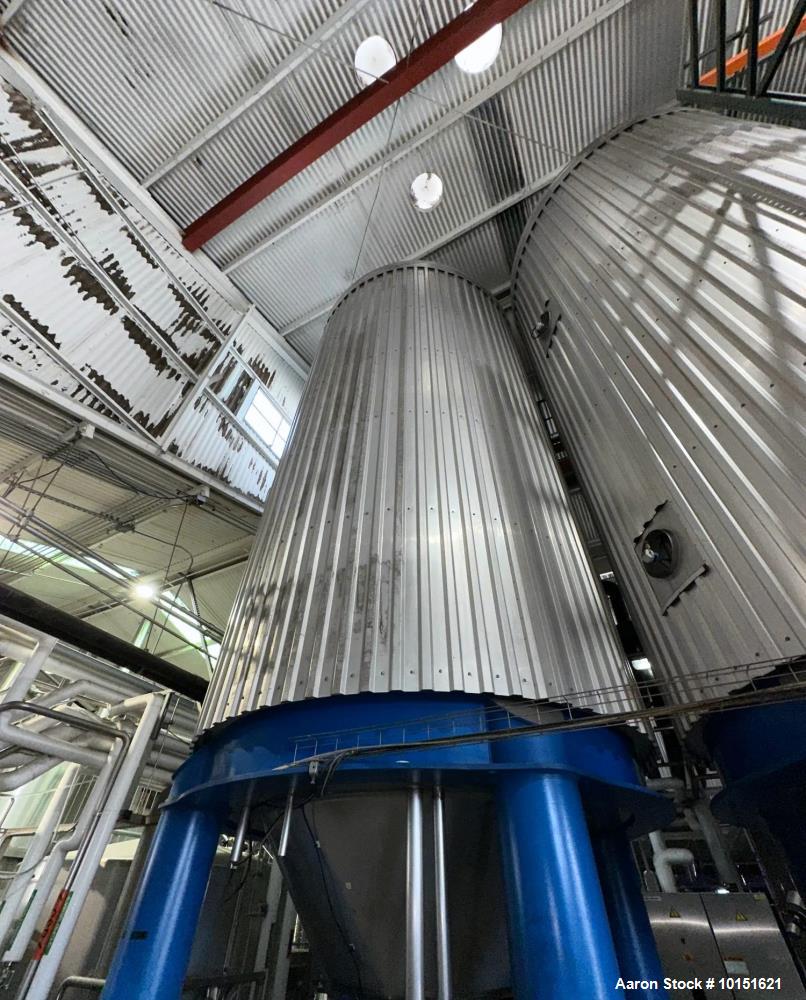 Used Ziemann Bauer 6,200 Gallon Jacketed Pressure Vessel | 200 BBL Stainless Fermentation Tank