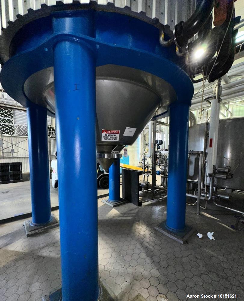 Used Ziemann Bauer 6,200 Gallon Jacketed Pressure Vessel | 200 BBL Stainless Fermentation Tank