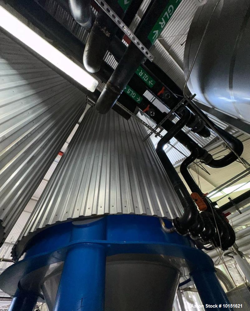 Used Ziemann Bauer 6,200 Gallon Jacketed Pressure Vessel | 200 BBL Stainless Fermentation Tank