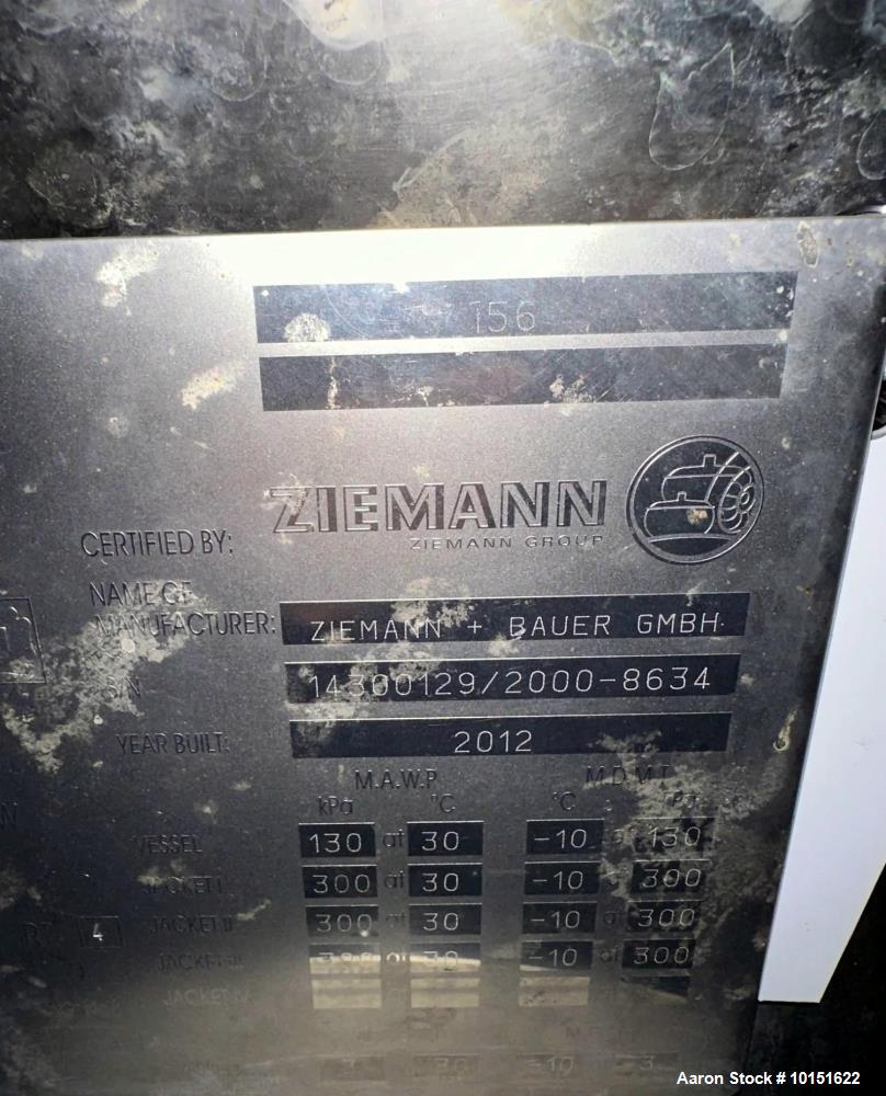 Ziemann Bauer 200 BBL Fermentation Tank – 6,200 Gallon Stainless Vessel