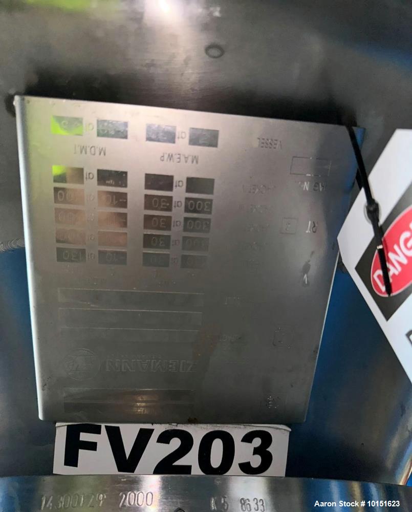 6,200 Gallon Jacketed Fermenter – Ziemann Bauer Brewery Tank