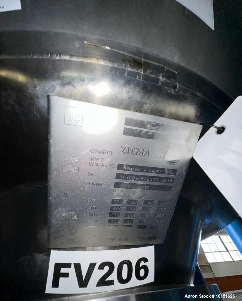 200 BBL Brewery Fermentation Tank – Ziemann Bauer Stainless Steel