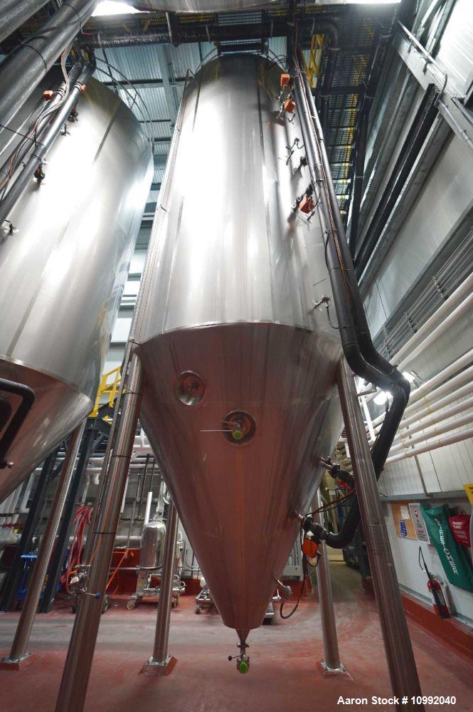 Used Berli Falco Stainless Steel Fermenter Tank; 360 BBL
