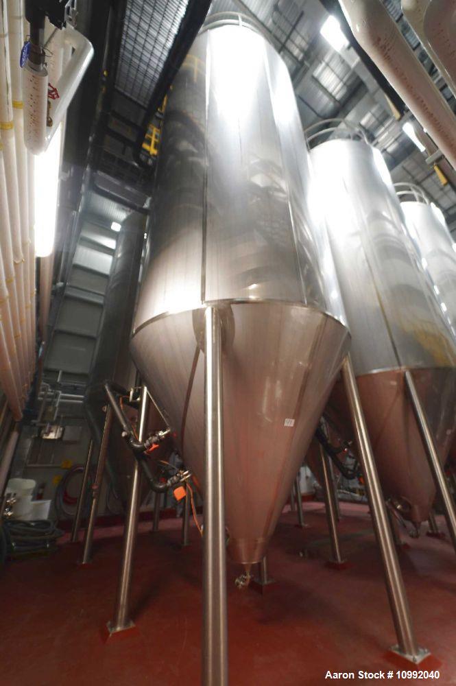 Used Berli Falco Stainless Steel Fermenter Tank; 360 BBL