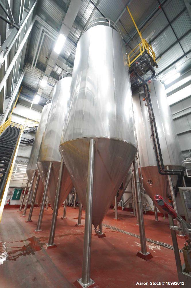 Used Berli Falco Stainless Steel Fermenter Tank; 360 BBL