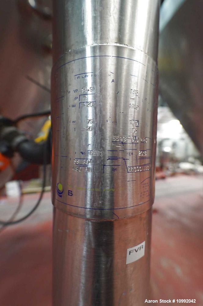 Used Berli Falco Stainless Steel Fermenter Tank; 360 BBL