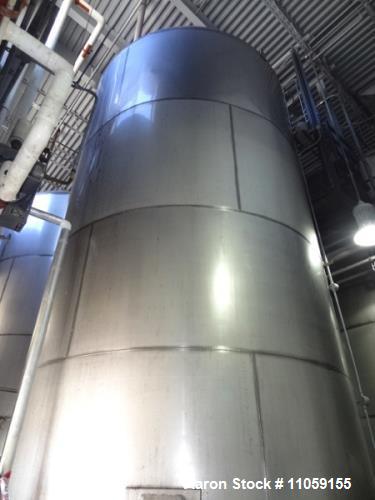 Used- 11,500 Gallon Stainless Steel Agitated Tank.