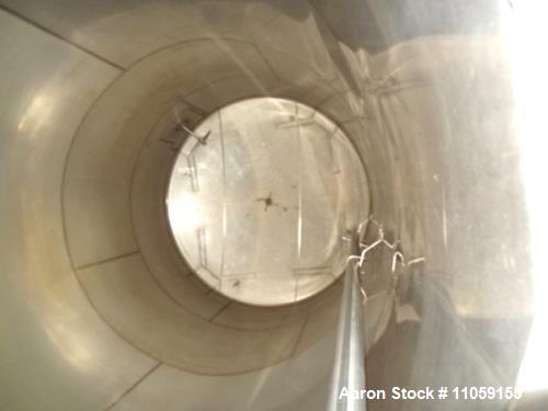 Used- 11,500 Gallon Stainless Steel Agitated Tank.