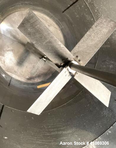 Used-8000 Gallon 304 Stainless Steel Cone Bottom Mix Tank