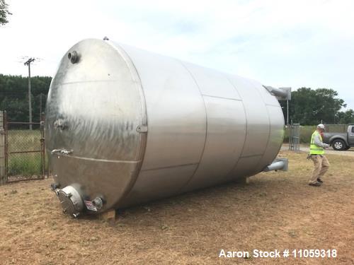 11,500 Gallon Stainless Steel Mixing Tank