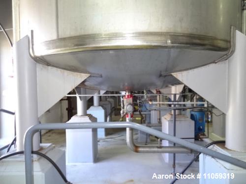 11,500 Gallon Stainless Steel Mixing Tank