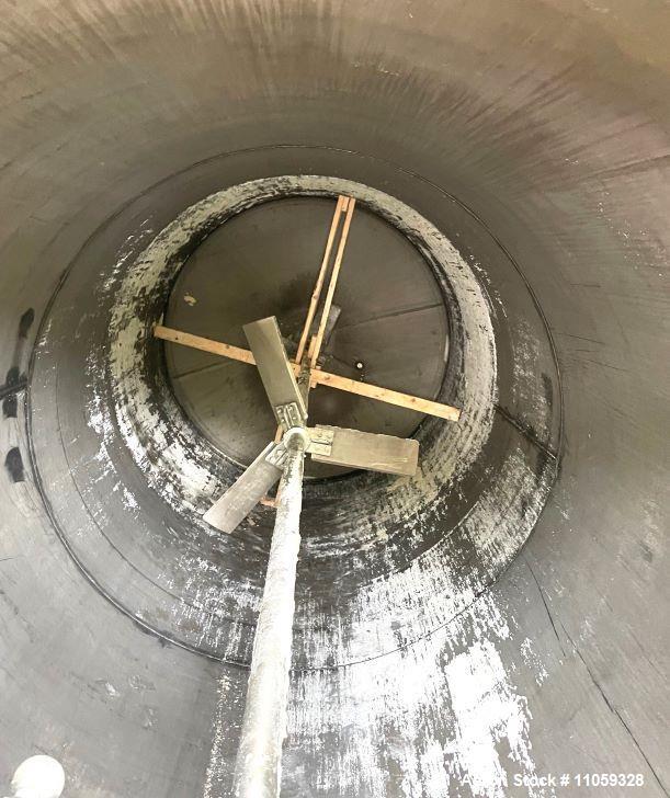 5000 Gallon Jacketed 316 Stainless Steel Dish Bottom Mix Tank