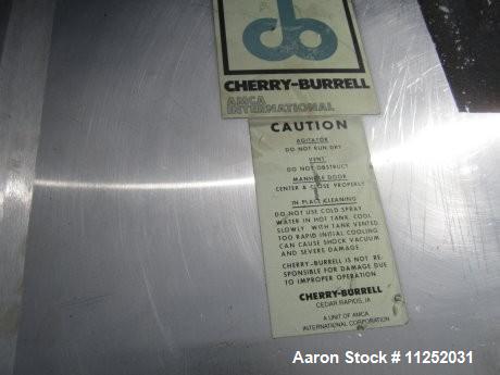 Used Tank, 10,000 Gallons, Stainless Steel.  Unit is jacketed on bottom and is insulated. Tank measures 116" diameter x 224" straight side with dish top and sloped bottom.  Tank has 16" x 20" top man...