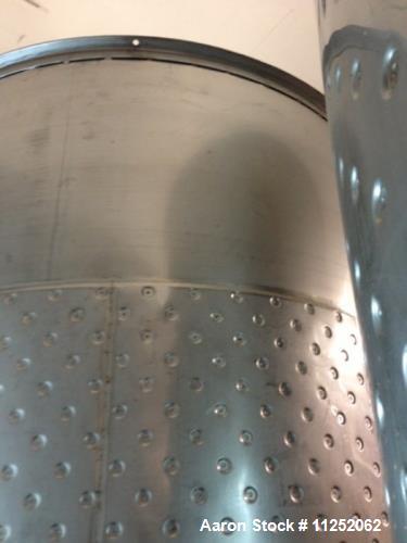 Used- Ripley Wine Fermentation Tank. 6,800 gallon capacity (26,000 liter). All 304 stainless steel construction. Measures 10...