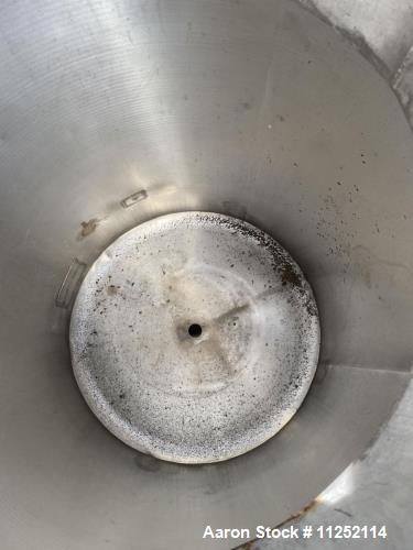 Used- Stainless Tank, Approximately 8,250 Gallon Capacity