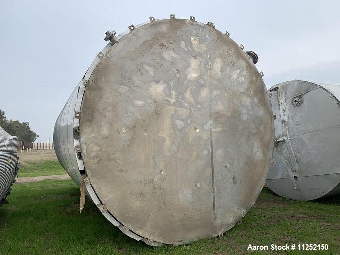 Used-Stainless steel tank, Approximately 25,000 Gallon