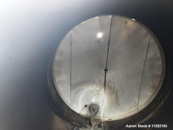 Used-Stainless Steel Tank, Approximately 12,500 Gallon