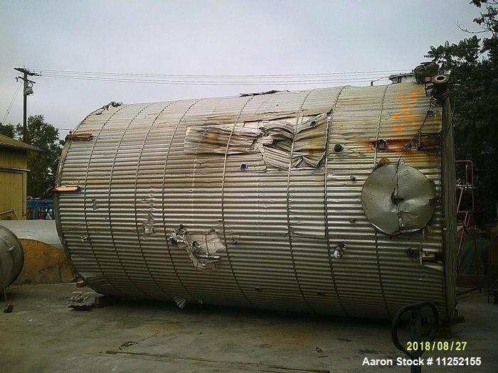 Used-11,500 Gallon Stainless Steel Tank