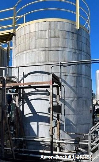 Used-12,500 Gallon Stainless Steel Tank