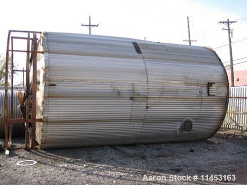 Used-16,900 Gallon Stainless Steel Storage Tank