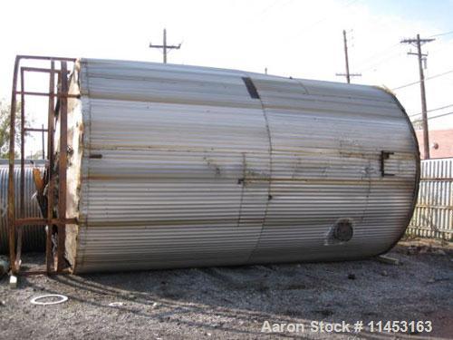 Used-16,900 Gallon Stainless Steel Storage Tank