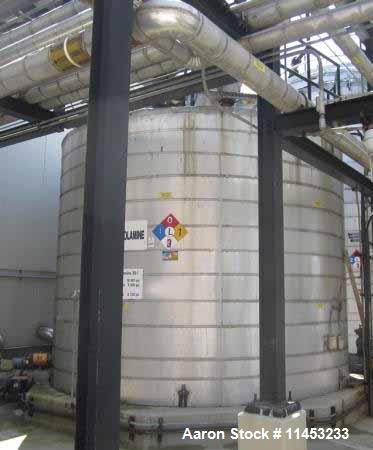 Used- 10,000 Gallon Stainless Steel Storage Tank