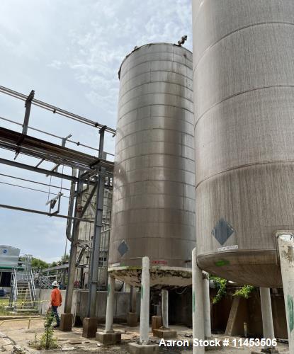 Used-15,000 Gallon Stainless Steel Storage Tank