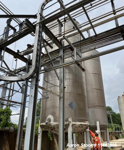 Used-15,000 Gallon Stainless Steel Storage Tank