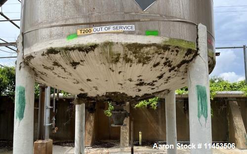 Used-15,000 Gallon Stainless Steel Storage Tank