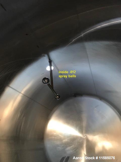 Used 5000 Gallon (approximately) Horizontal Stainless Steel Tank