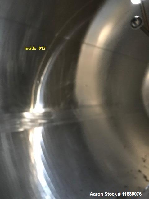 Used 5000 Gallon (approximately) Horizontal Stainless Steel Tank