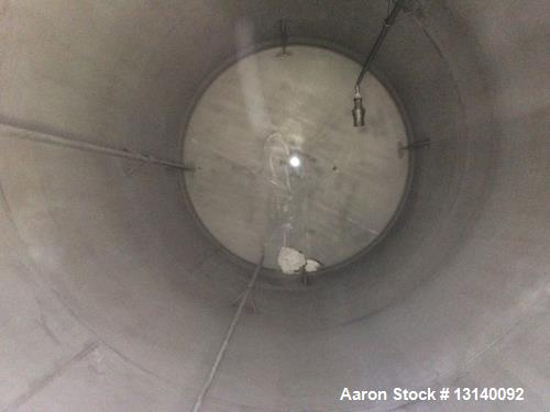 Used- Recon South Carolina, 19,500 Gallon (approximately) Stainless Steel Vertical Tank. 12’ diameter x 23’ high straight si...