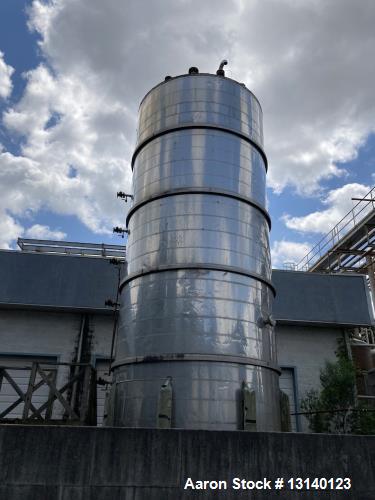 Used-Caslae Industries 25,000 Gallon 316L SS Vertical Tank