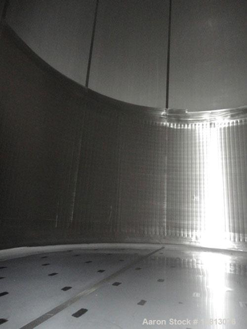 Used 20,000 Gallon Jacketed Silo, mild steel exterior and stainless steel interior. Jacket coils are located in the bottom 1/3 of the tank. 7 1/2 hp, 240/480V, 60 hz. Agitator mounted at bottom side ...