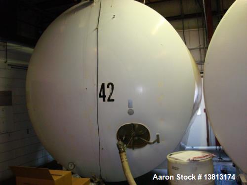 Used 5,000 Gallon Mild Steel Exterior/Stainless Steel Tank. Interior previously used to store sweeteners. End manway, sight glass. Overall Dims- 10'3" long x 10'3" wide x 12'2" tall. Tank dims. 10'3"...