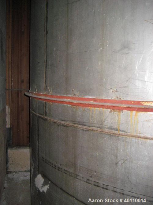 Used- Westeel 25,608 Gallon (96,800 Liter) 304 Stainless Steel Storage Tank. Vertical Design. Approx. 12' Diameter x 31'6"  ...