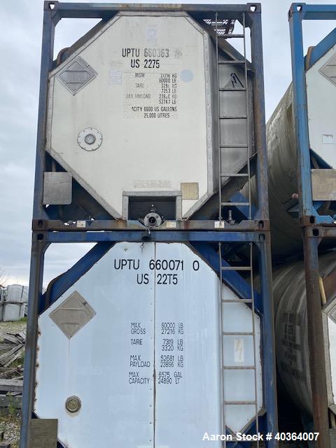 Used Tank, 6600 Gallon Single Compartment Insulated ISO Tank Container