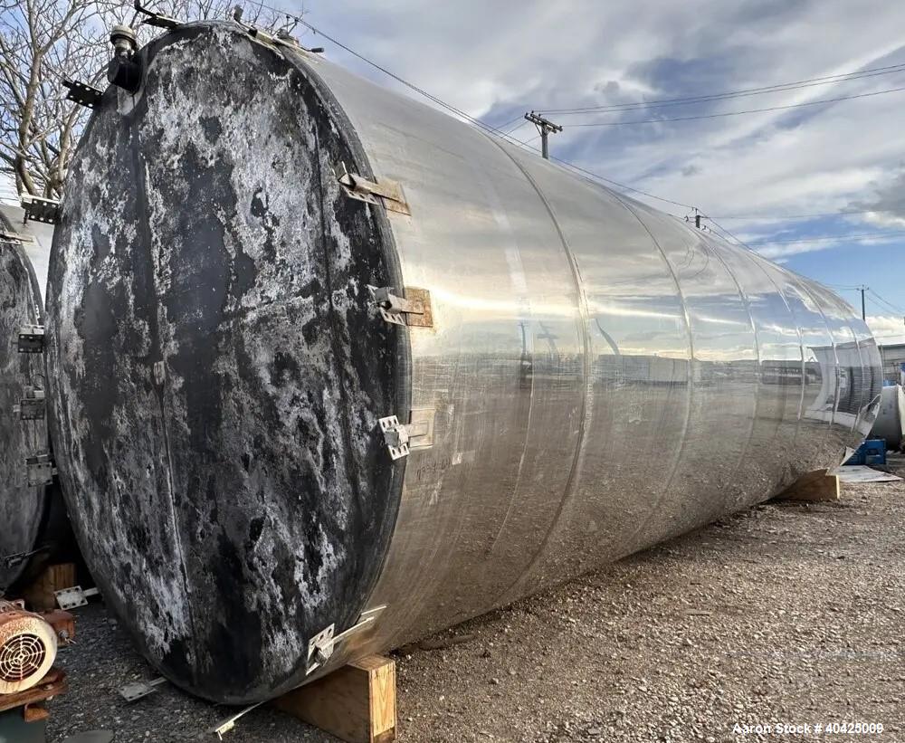 29,062 Gallon (110,000 liter) Herpasur SA 304 Stainless Steel Construction Vertical Storage Tank / Silo