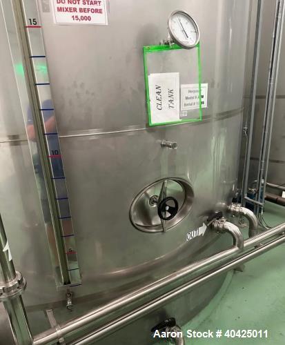 14,485 gallon (55,000 liter) Herpasur SA storage tank