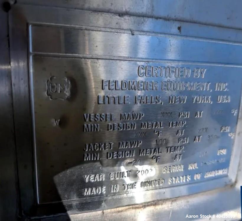 Feldmeier Storage Tank, 10000 gallon capacity