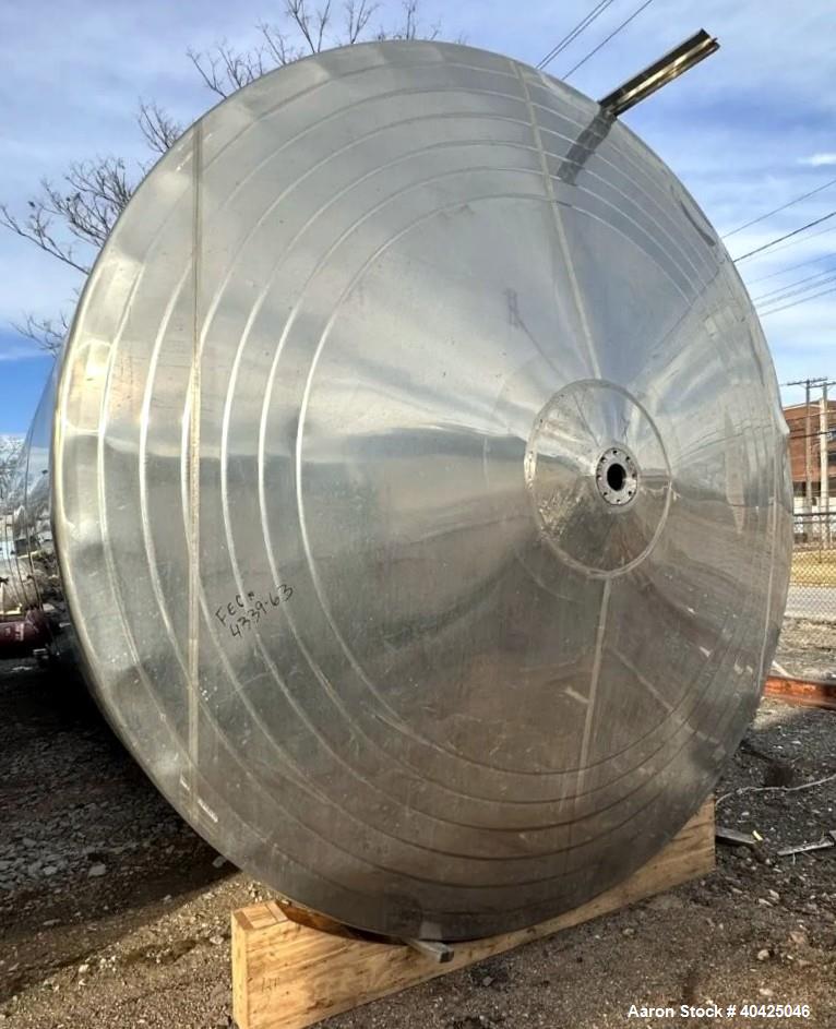 Used Herpasur SA 29,062 Gallon Stainless Steel Storage Tank - Industrial Food Grade