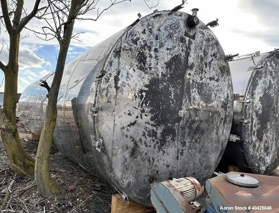 Used Herpasur SA 29,062 Gallon Stainless Steel Storage Tank - Industrial Food Grade
