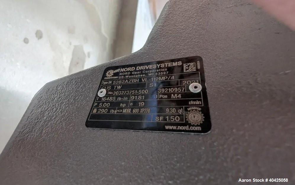 Used 6,800 Gallon ICCNW 304 SS Mix Tank – 4-Blade Agitator, Load Cells, 5 HP Drive