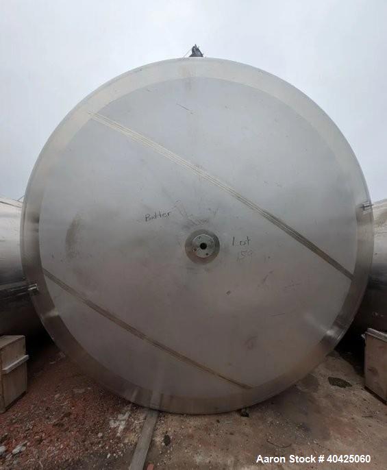 Used ICCNW 6,800 Gallon 304 SS Mix Tank – Single-Wall, 5 HP Agitator, Load Cells (TK 235)