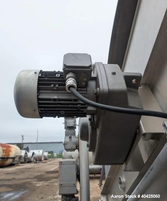 Used ICCNW 6,800 Gallon 304 SS Mix Tank – Single-Wall, 5 HP Agitator, Load Cells (TK 235)