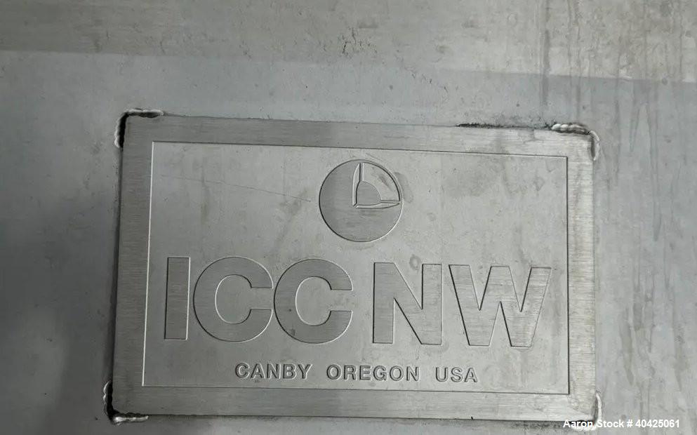 Used 6,800 Gallon 304 SS Mix Tank by ICCNW – Single-Wall, 5 HP Agitator, Load Cells (TK 213)