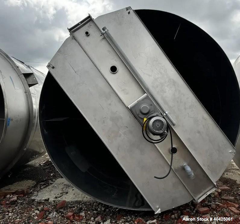 Used 6,800 Gallon 304 SS Mix Tank by ICCNW – Single-Wall, 5 HP Agitator, Load Cells (TK 213)