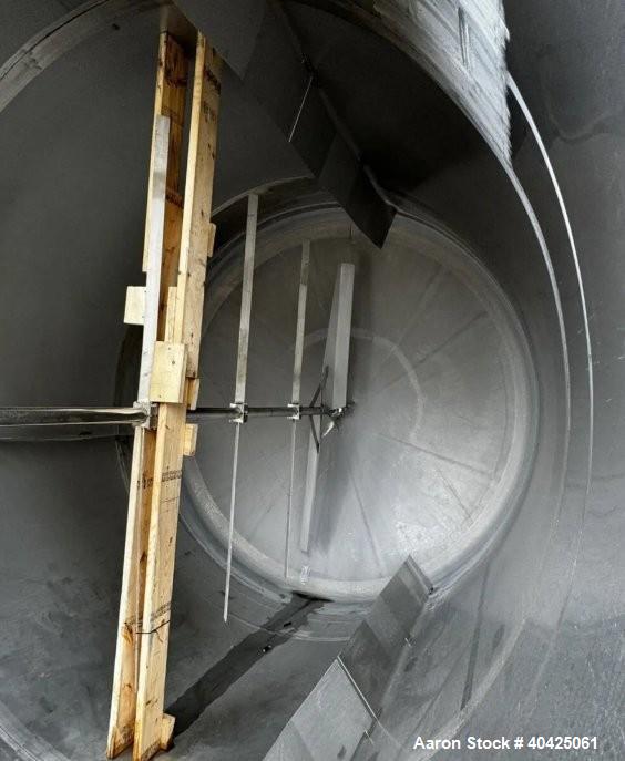 Used 6,800 Gallon 304 SS Mix Tank by ICCNW – Single-Wall, 5 HP Agitator, Load Cells (TK 213)